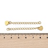 Ion Plating(IP) 304 Stainless Steel Curb Chain Extender X-STAS-A097-02A-G-3