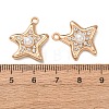 Alloy & ABS Imitation Pearl & Rhinestone Pendants FIND-K030-18C-G-3