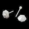 Hypoallergenic Bioceramics Zirconia Ceramic Stud Earrings EJEW-F340-01B-2