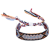 Polyester-cotton Braided Rhombus Pattern Cord Bracelet FIND-PW0013-001A-24-1