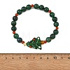 Handmade Lampwork Christmas Tree Bracelets BJEW-TA00758-4
