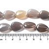 Natural Grey Agate Beads Strands G-L242-31-5