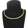 Stainless Steel Simple Thin Collar Necklace VA8858-3