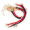 6Pcs 3 Colors 3MM Round Nylon Twisted Cord Necklace Making AJEW-TA00059-2