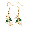 304 Stainless Steel Dangle Earrings EJEW-N064-03G-2