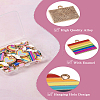 DIY Rainbow Color Pride Jewelry Making Finding Kit DIY-TA0004-73-25