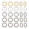Craftdady 250Pcs 5 Colors Alloy Linking Rings FIND-CD0001-11-10