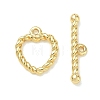 Brass Toggle Clasps KK-CBA42CA-01D-G-2