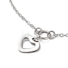 Heart Pendant Necklaces NJEW-Q335-05B-P-2