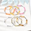 Plating Resin Beads Stretch Bracelets for Women BJEW-P374-02P-1