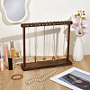 2Pcs Wood Necklace Organizer Display Stands NDIS-WH0016-15A-01-2
