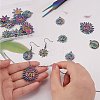 20Pcs 20 Style Rainbow Color Alloy Charm & Pendant JX111A-4