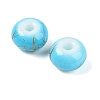 Opaque Spray Painted Glass Beads X1-GLAA-G118-01C-2