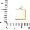 Printed Brass Pendants KK-CBA9B3D-02G-02-3