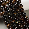 Three-color Natural Tiger Eye Beads Strands GG-F001-A01-01-1