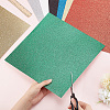 12 Sheets 8 Style Glitter Cardstock Paper AJEW-BC0003-97-3