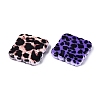 Leopard Printed Opaque Acrylic Beads OACR-Q199-07-2