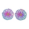 304 Stainless Steel Filigree Pendants SA-CBA31EA-01-1