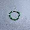 Synthetic Malachite Chip Beaded Bracelets for Women IW6789-46-1