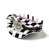 Tartan Pattern PVC Claw Hair Clips PHAR-M013-02F-3