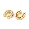 Brass Micro Pave Cubic Zirconia Beads KK-K408-12G-2