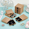 Cardboard Jewelry Set Storage Drawer Boxes CON-WH0112-007A-4