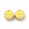 Rack Plating Alloy Enamel Beads FIND-G051-01LG-02-1