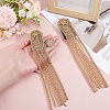 2Pcs Iron Tassel Chain Shoulder Epaulettes DIY-HY0003-58G-3