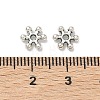 Flower Alloy Spacer Beads X-PALLOY-ZN152-AS-RS-3