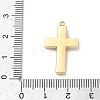 304 Stainless Steel Rhinestone Pendants STAS-L022-085G-12-3