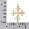 Brass Micro Pave Cubic Zirconia Pendants KK-F892-05G-02-3