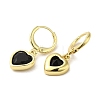 Real 18K Gold Plated Brass Dangle Leverback Earrings EJEW-L268-006G-04-2
