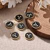 Golden Plated Alloy Charms LS-ENAM-S118-02Y-5