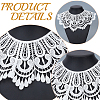 6Pcs 6 Styles Polyester Embroidery Lace Collar AJEW-CY0002-84-6