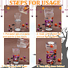 DIY Halloween Vase Fillers for Centerpiece Floating Pearls Candles DIY-BC0009-71-4