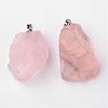 Natural Mixed Quartz Pendants G-G884-A06-2