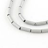 Tube Electroplate Non-magnetic Synthetic Hematite Bead Strands G-S203-22H-1