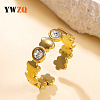 304 Stainless Steel Cuff Open Rings WGD6E8F-01-2