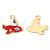 Alloy Enamel Pendants ENAM-S121-137-2