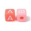 Opaque Acrylic European Beads AC-CBA7A73-01-2
