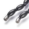 Magnetic Synthetic Hematite Beaded Necklaces NJEW-P190-13O-2