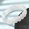 Natural Quartz Crystal Beaded Stretch Bracelets for Women Men BJEW-D461-02H-5