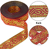Ethnic Style Embroidery Polyester Ribbons OCOR-WH0070-86A-6