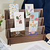 3-Tier Wooden Earring Display Card Stands EDIS-WH0022-30-5