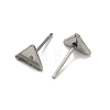 Tarnish Resistant Earring Cabochon Settings 304 Stainless Steel Ear Studs Blank Settings LS-STAS-Q170-11-2