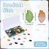 200Pcs 20 Colors Handmade Lampwork Pendants LAMP-DR0001-14-2