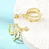 Brass Micro Pave Cubic Zirconia Cuff Earrings for Women CU-CBAE7DF-28G-2