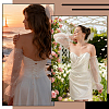 Polyester Detachable Mesh Puff Sleeves AJEW-WH0485-43A-5