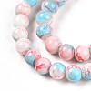 Baking Painted Glass Beads Strands DGLA-N003-4mm-C03-4