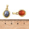 Natural Mixed Stone Pendants PALLOY-JF05696-3
